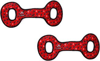 Tuffy No Stuff Ultimate Tug-o-War Red Paw, 2-Pack Dog Toys