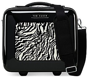 Take Flight Zebra Print Vanity Bag