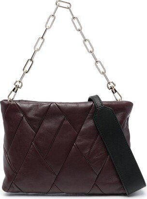 Cubo leather satchel bag