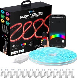 Geeni Prisma Neoflex Smart Wi-Fi Led Strip Lights, Waterproof Color Changing Rgb Silicone Led Light Strips for Bedroom and Outdoors with App Remote Co