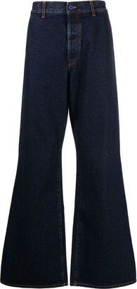 Mid-Rise Flared Jeans-AN