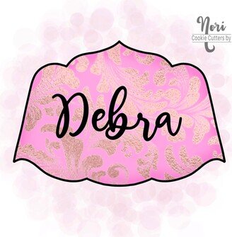 Debra Plaque Cookie Cutter - Cutters By Nori Cn0748