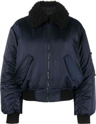 Faux-Shearling Lining Puffer Jacket