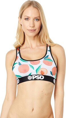 PSD Sports Bra (White/Just Peachy Sports Bra) Women's Lingerie