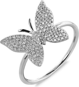 Sabrina Designs 14K 0.24 Ct. Tw. Diamond Butterfly Ring