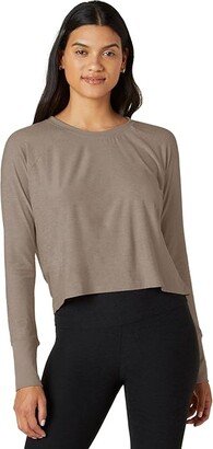 Featherweight Daydreamer Pullover (Birch Heather) Women's Clothing