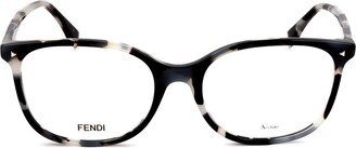 Fendi Eyewear Square Frame Glasses-AJ