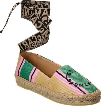 Gaia Striped Raffia Espadrille