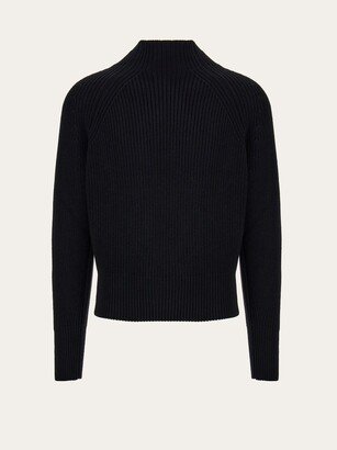 Man High neck sweater Black