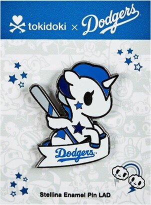 Los Angeles Dodgers Stellina Enamel Pin - White, Royal