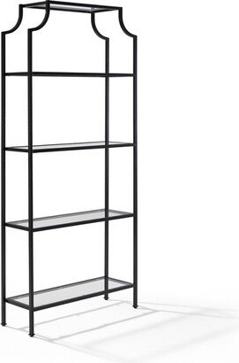 80 Aimee Glass Etagere Oil Rubbed Bronze