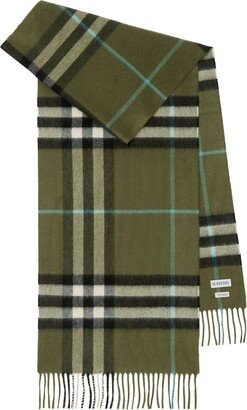 Vintage Check cashmere scarf