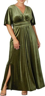 Women's Plus Size Verona Velvet Evening Gown