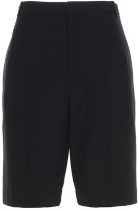 Knee-Length Tailored Shorts-AC