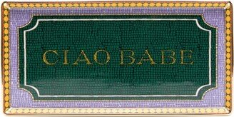 Ciao Babe mosaic porcelain tray