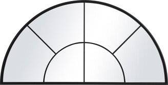 Rousseau Iron Window Arch Mirror