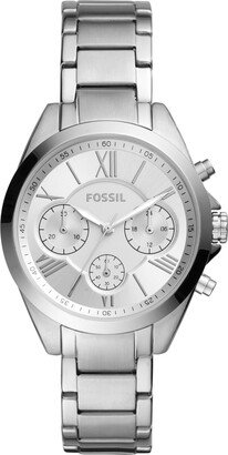 Women's Modern Courier Chronograph Stainless Steel Silver-Tone Watch 36mm