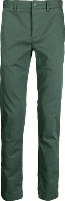 Mid-Rise Slim-Cut Trousers-AL