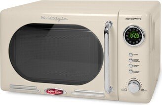 Nostalgia Retro 0.7 Cubic Foot 700 Watt Countertop Microwave Oven