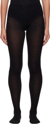 Black Wool Tights