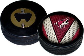 Arizona Coyotes Stitch Series Hockey Puck Bottle Opener