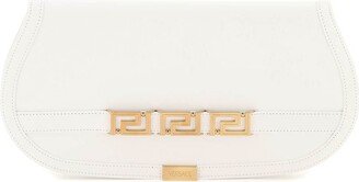 Logo Plaque Fold-Over Clutch Bag-AA