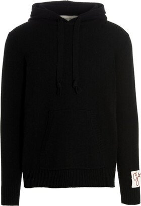 Cashmere blend hooded sweater