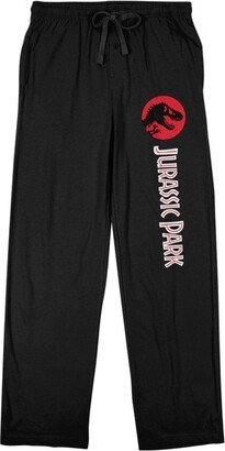 Jurassic Park Black Sleep Pajama Pants-Medium