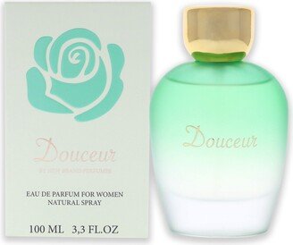 Douceur by New Brand for Women - 3.3 oz EDP Spray