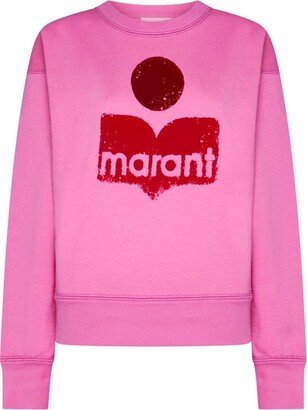 Logo Embellished Crewneck Sweater