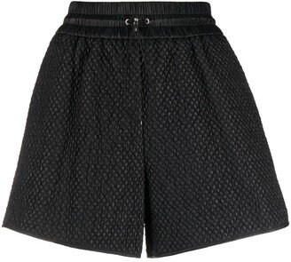 Drawstring Quilted Shorts