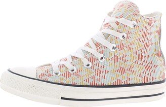 Chuck Taylor Hi Womens Raffia Weave High Top Casual and Fashion Sneakers