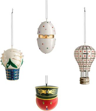 Set Of Four Porcelain Ornaments