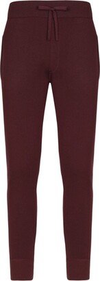 Virgin Wool-Silk Tapered Trousers-AA