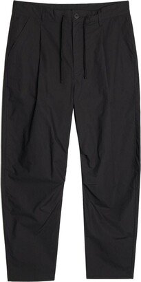 Studio tapered cotton trousers