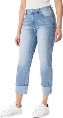 Angels Forever Young Women's Signature Straight Crop Jeans