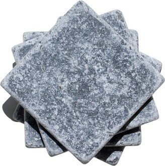 The Parmatile Shop Ash Marble Coaster Set