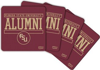 Florida State Seminoles Alumni 4-Pack Neoprene Coaster Set