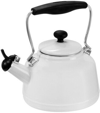 Enamel on Steel 1.7 Quart Retro Tea Kettle