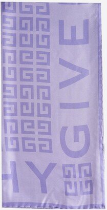 4g Logo Silk Scarf-AB