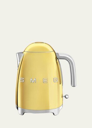 Metallic Retro-Style Electric Kettle-AA