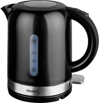 1 Liter Cordless Electronic Kettle - Black