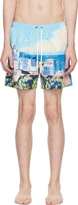 Blue Procida Swim Shorts