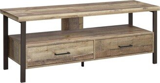 Morello 2 Drawer TV Stand for TVs up to 65 Weathered Pine