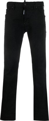 Low-Rise Skinny-Cut Trousers