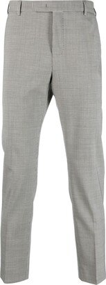 PT Torino Check-Print Skinny-Leg Trousers