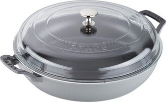 Cast Iron 3.5 Quart Braiser with Glass Lid