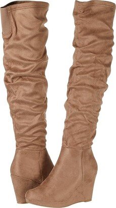 Larisa (Taupe Suedette) Women's Boots