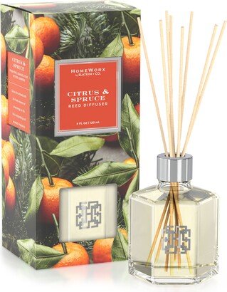 HOMEWORX BY SLATKIN & CO. Citrus & Spruce Reed Diffuser