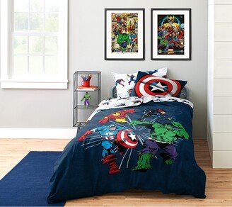 Saturday Park Marvel Invincible 100% Organic Cotton Queen Bed Set